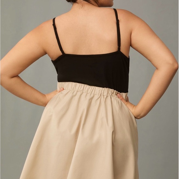 Maeve Black and Tan Mini Dress - Picture 4 of 5